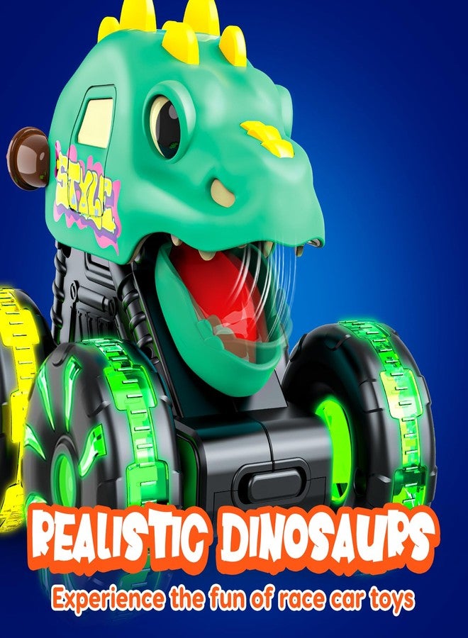 Tsomtto Monster Truck Toys Dinosaur Cars for Toddlers 1-3, Press and Go Cars Truck Toys for 1 2 3 4 5 Year Old Boys Girls Gift, Light Up Boy Toy Dinosaur Cars for 2 3 4 One Two Year Old Boy Birthday Gifts - Image 4